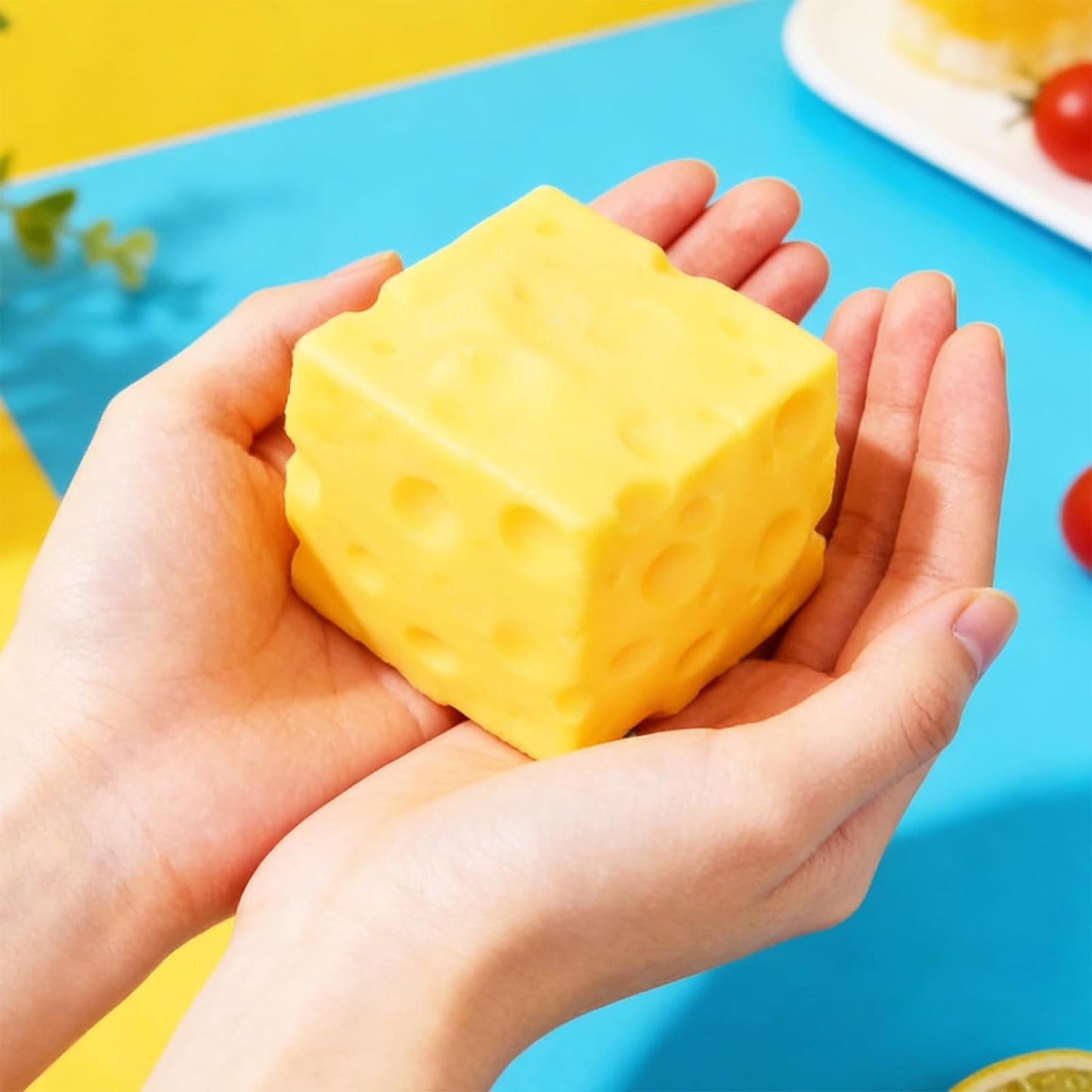 Cheese Squishy 2-Inch Stress Reliever | 1 Piece