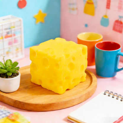 Cheese Squishy 2-Inch Stress Reliever | 1 Piece