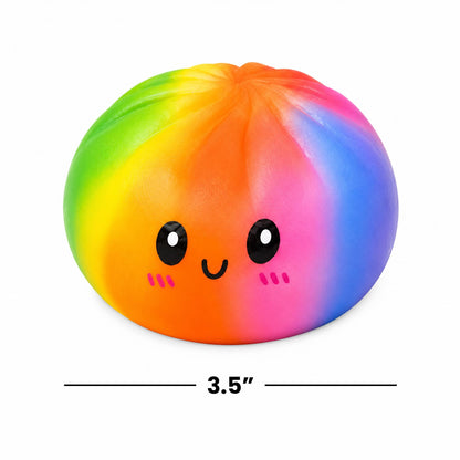 Rainbow Puka Buns 3.5-Inch Mystery Pack Squishy | Random Set Of 4