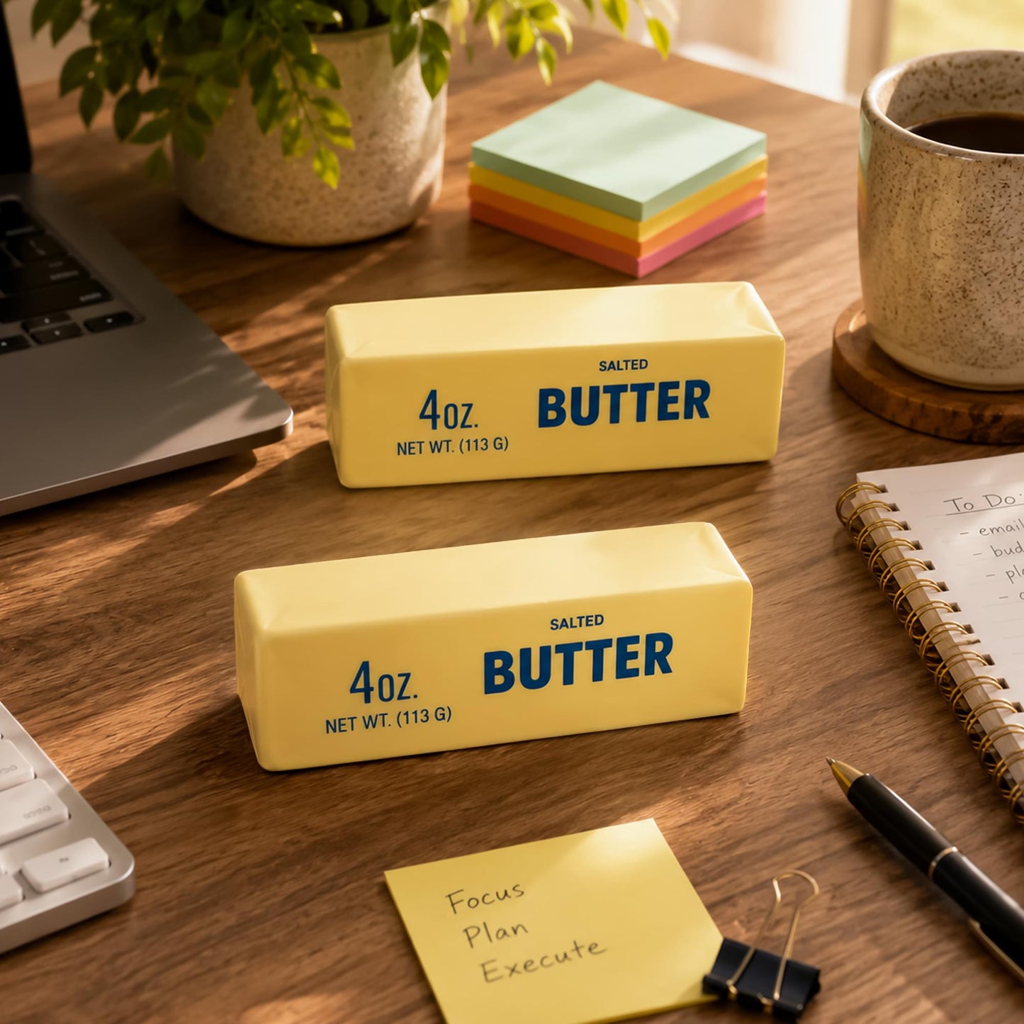 Butter Squishy 5-Inch Stress Reliever | Set Of 2