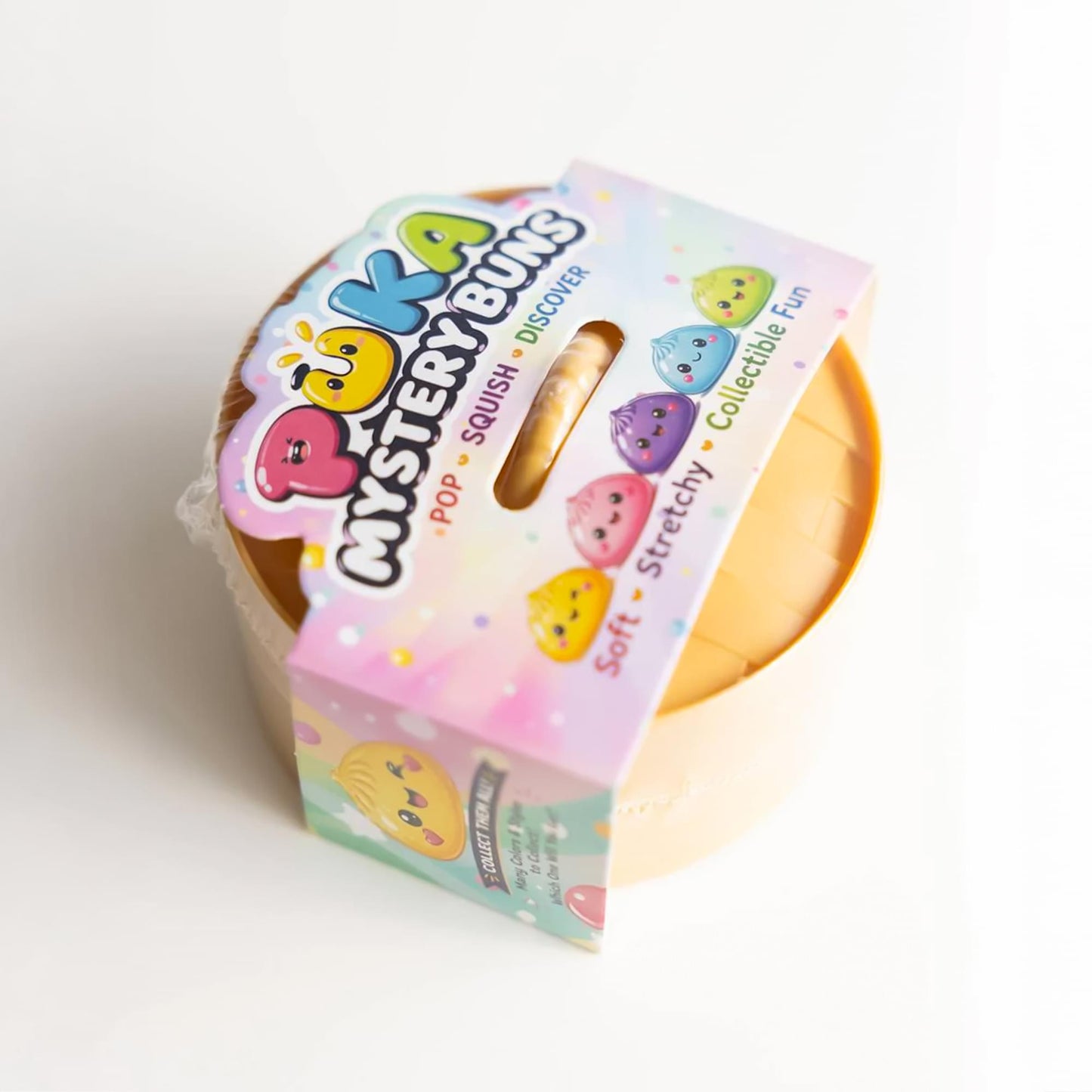 Glitter Puka Buns 3.5-Inch Mystery Pack Squishy | Random Set Of 4