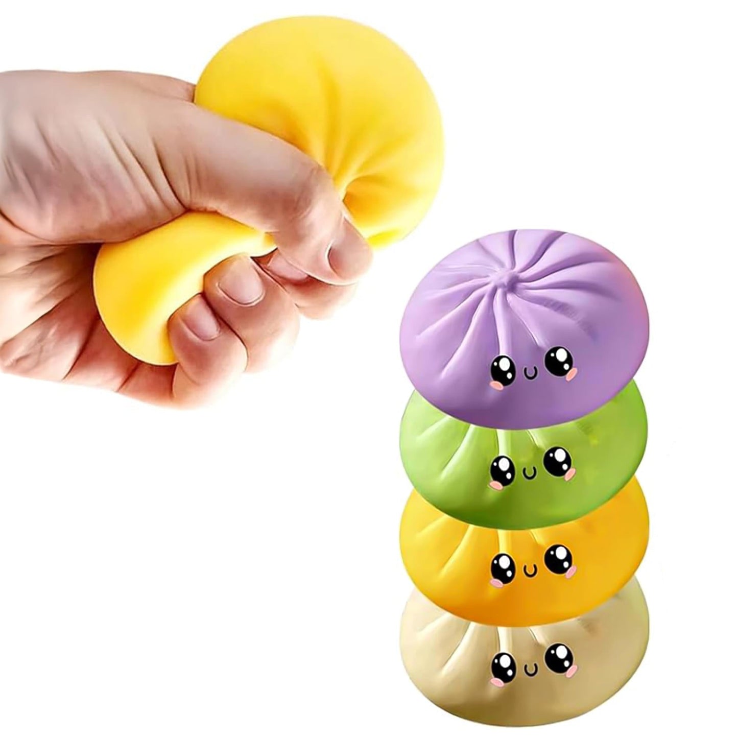 Rainbow Dumplings 3.5-Inch Mystery Pack Squishy | 1 Random