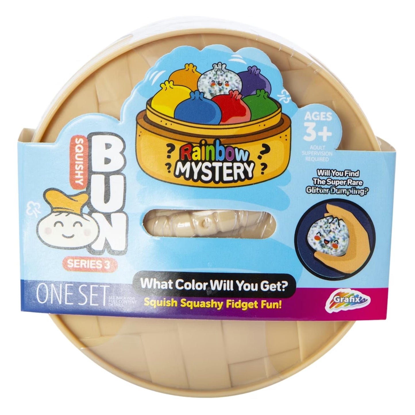 Rainbow Dumplings 3.5-Inch Mystery Pack Squishy | 1 Random