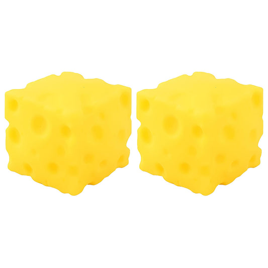 Cheese Squishy 4-Inch Stress Reliever | Random Set Of 2