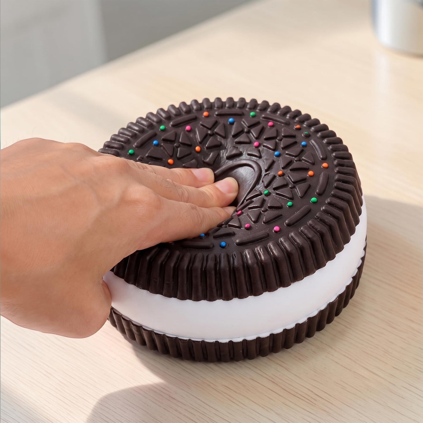 Jumbo Cookie 5-Inch Squishy Stress Relievers | Set Of 2
