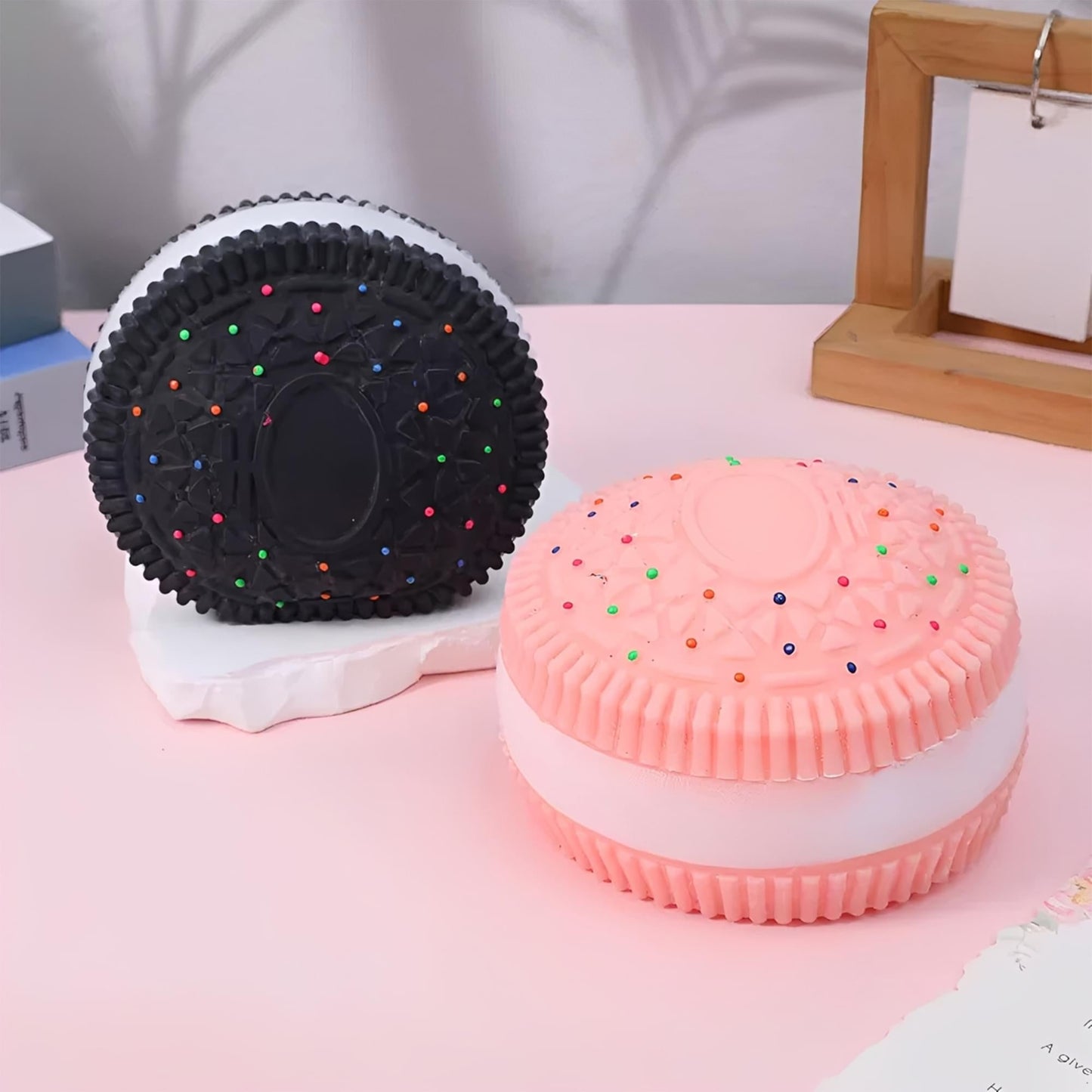 Jumbo Cookie 5-Inch Squishy Stress Relievers | Set Of 2
