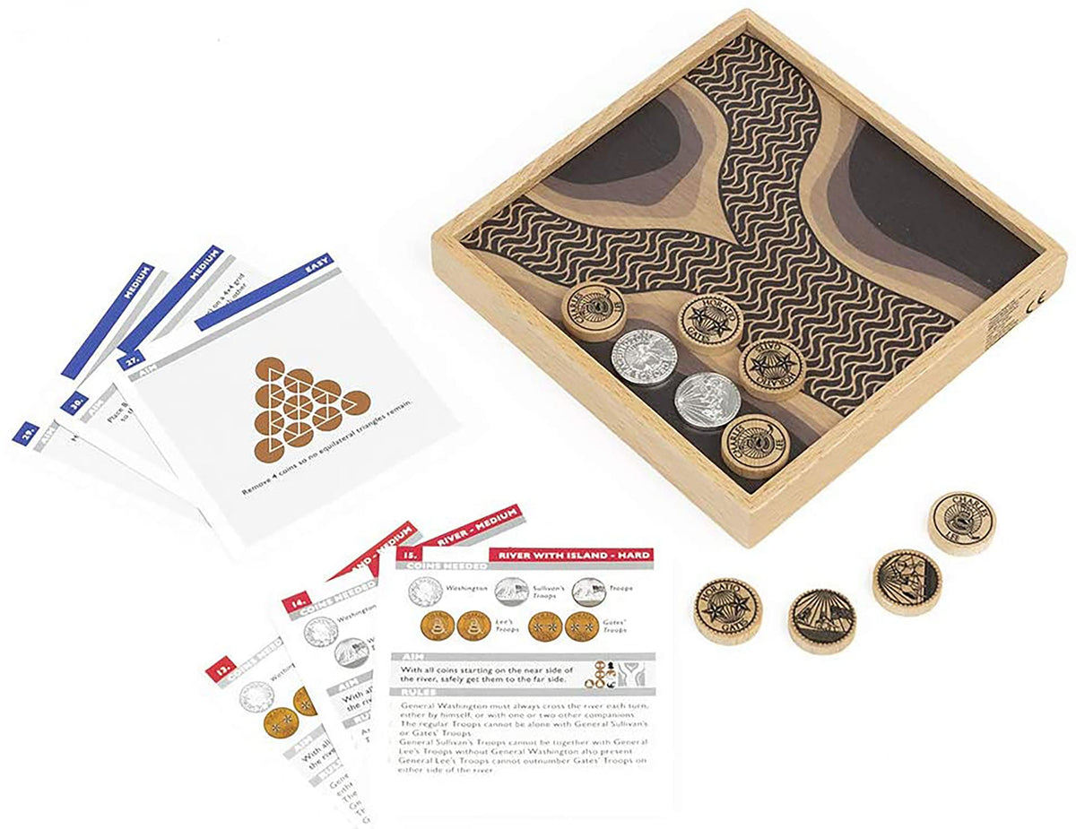 George Washington’s Coin Challenges 3D Brain Teaser Puzzle