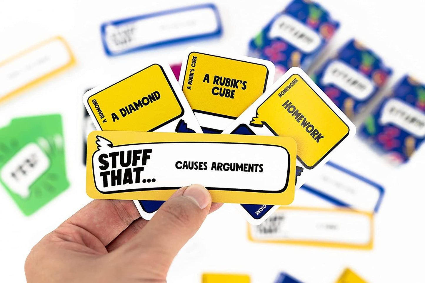 Stuff That! | Family Friendly Card Game of Creative Thinking / Bluffing