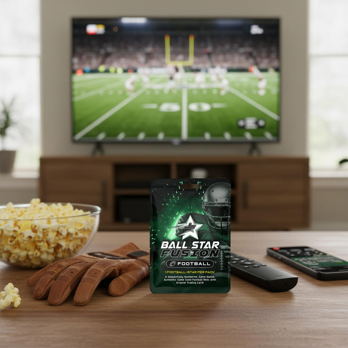 NFL 2025 Ball Star Fusion Football Trading Card Pack