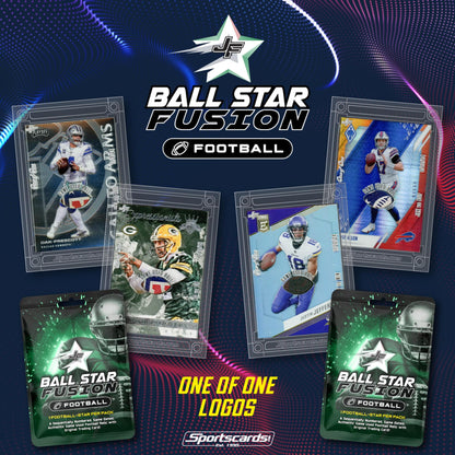 NFL 2025 Ball Star Fusion Football Trading Card Pack
