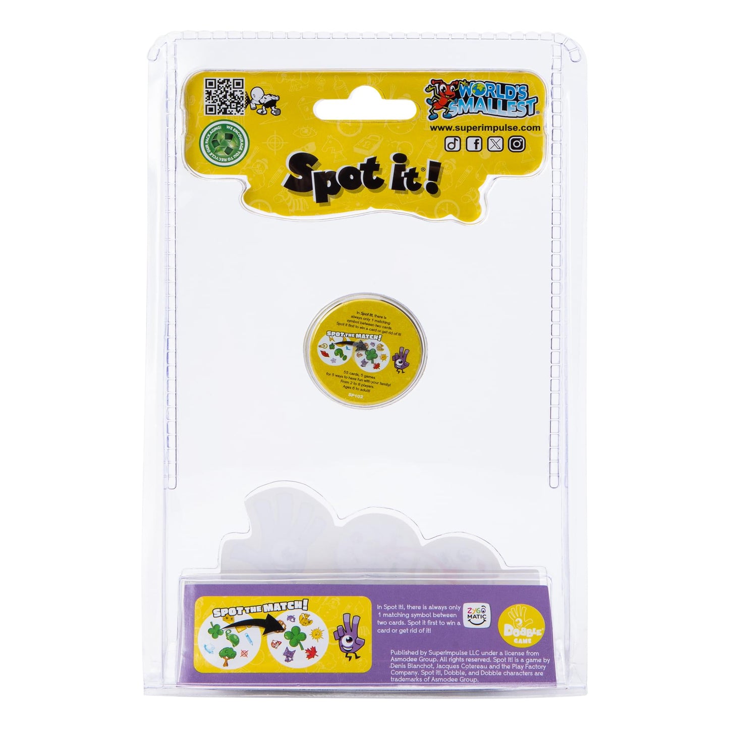 World's Smallest Spot It Card Game