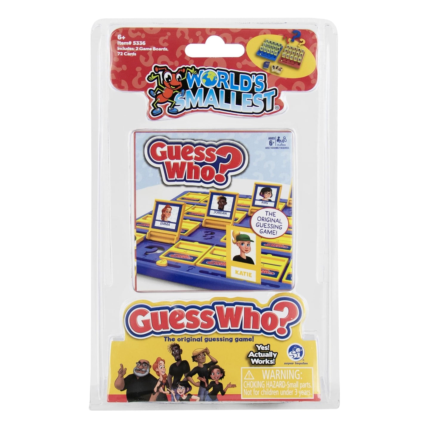 World's Smallest Guess Who? Mini Board Game