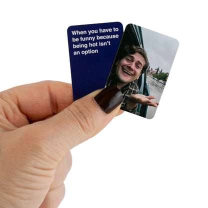 World's Smallest What Do You Meme? Mini Party Card Game (Adult Version)