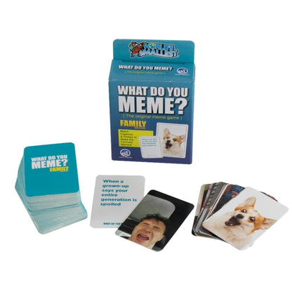 World's Smallest What Do You Meme? Mini Party Card Game (Family Version)