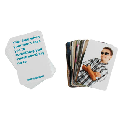 World's Smallest What Do You Meme? Mini Party Card Game (Family Version)