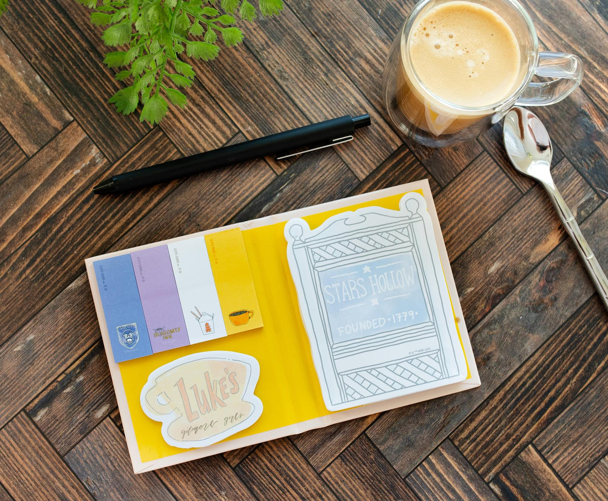 Gilmore Girls "Life's Short, Talk Fast" Sticky Note and Tab Box Set