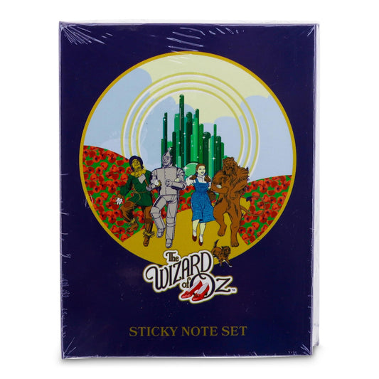 The Wizard of Oz Emerald City Yellow Brick Road Sticky Note and Tab Box Set