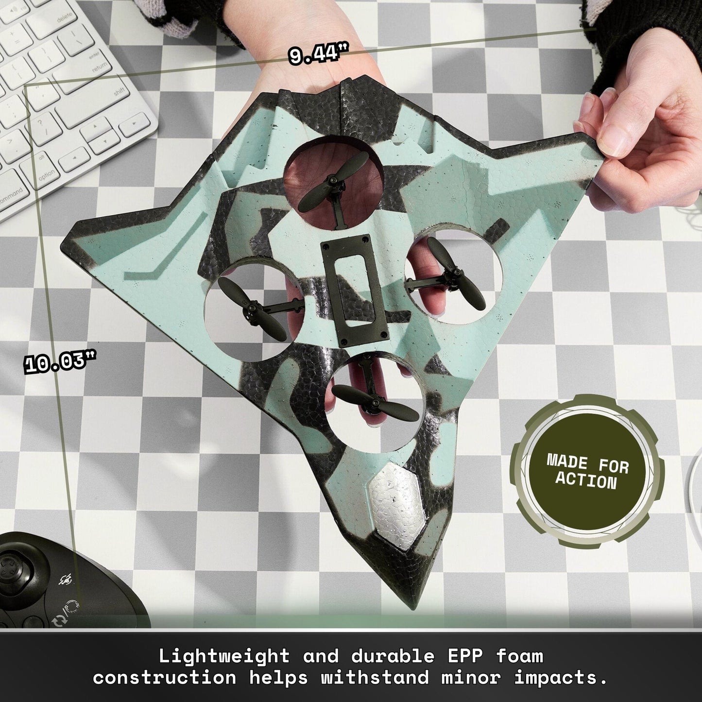 CZ36 Remote-Controlled 2.4GHz Drone Aircraft | Green Camouflage