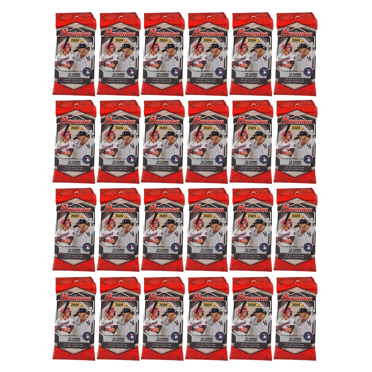 MLB 2024 Bowman Baseball Display Box | 24 Packs Per Box