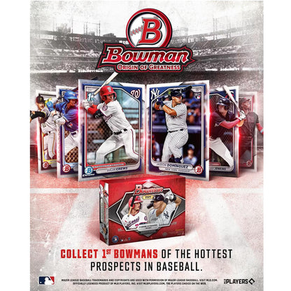 MLB 2024 Bowman Baseball Display Box | 24 Packs Per Box