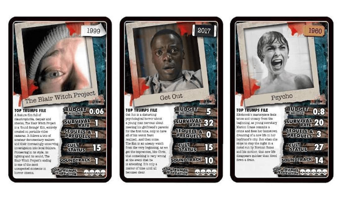 Unofficial Guide to 30 Scary Flix Top Trumps Card Game