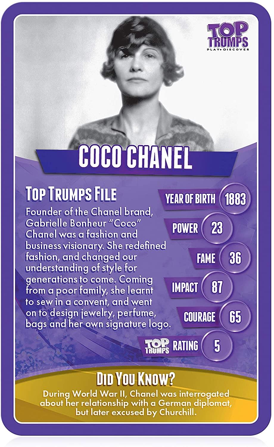 Great Women Top Trumps Card Game