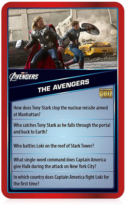 Marvel Cinematic Universe Top Trumps Card Game