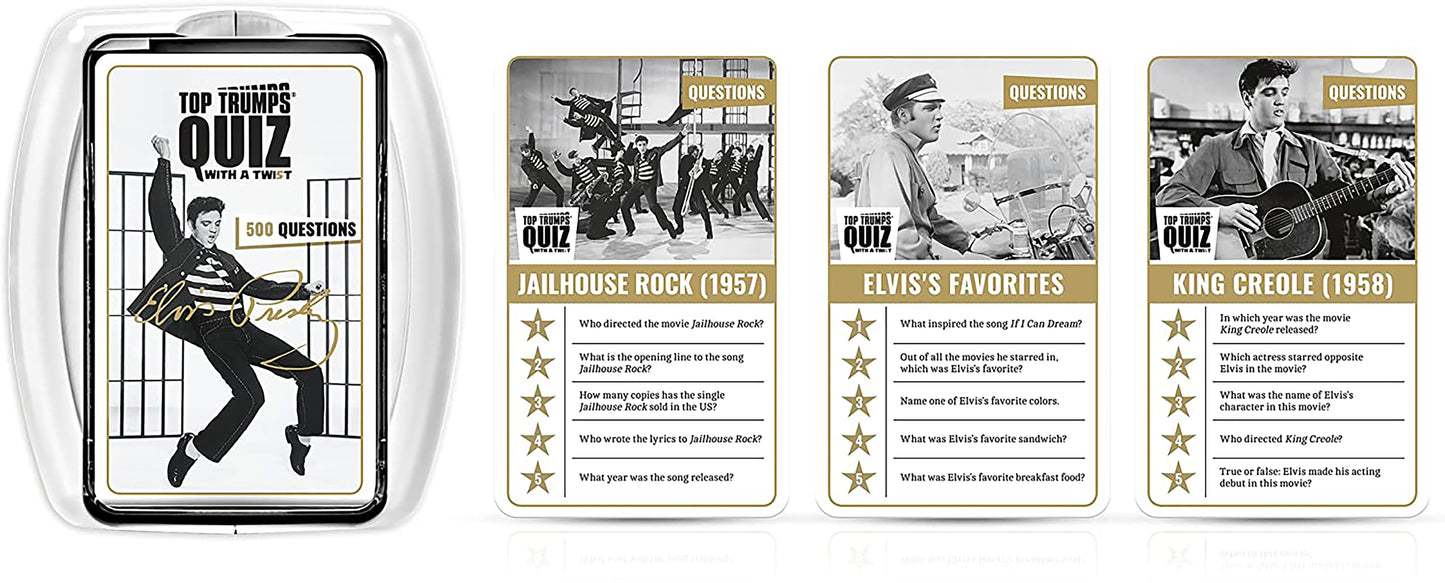 Elvis Presley Top Trumps Card Game
