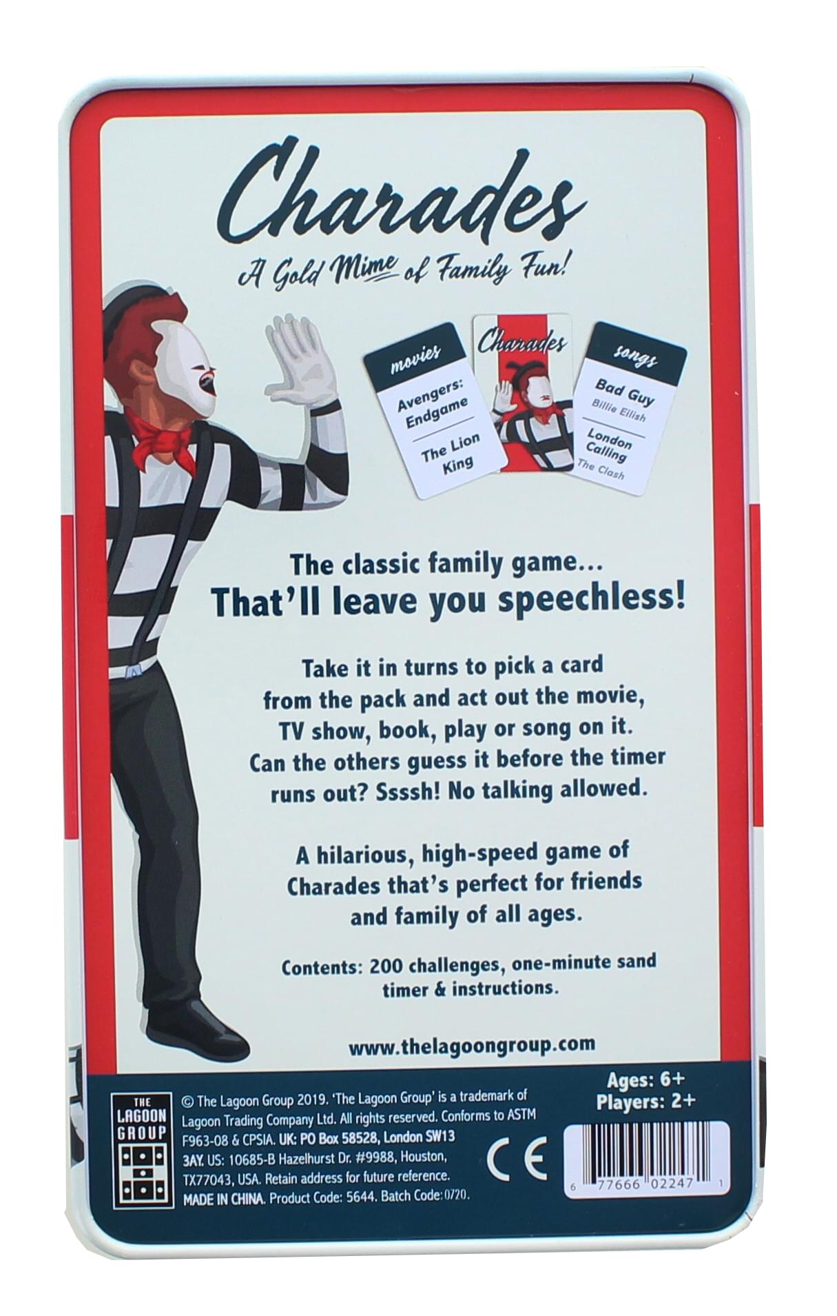 Charades Family Card Game  | 200 Challenges