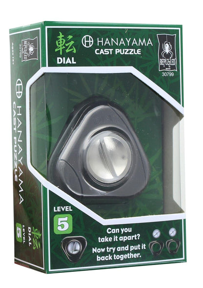 Hanayama Level 5 Cast Metal Brain Teaser Puzzle - Dial