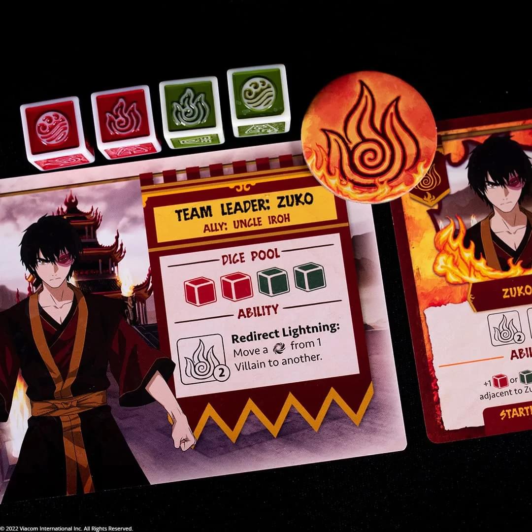 Avatar The Last Airbender Fire Nation Rising Board Game