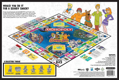 Scooby-Doo! Monopoly Board Game | For 2-6 Players