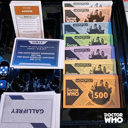 Monopoly Doctor Who Villains Edition Board Game