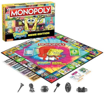 SpongeBob SquarePants Meme Edition Monopoly Board Game | 2-6 Players