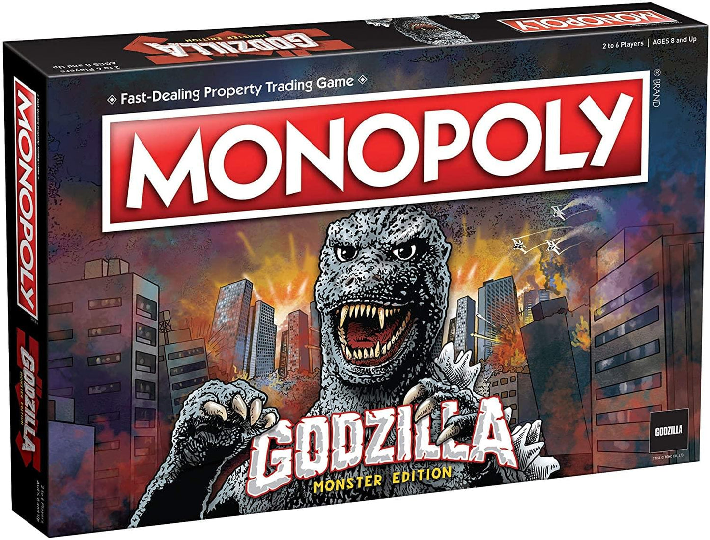 Godzilla Monopoly Board Game | For 2-6 Players