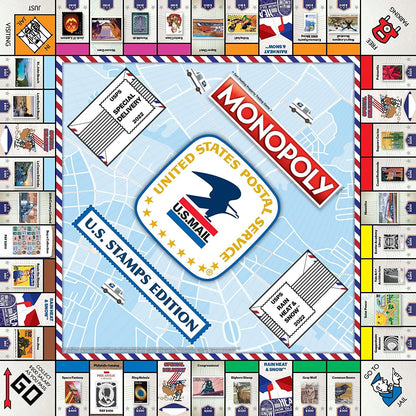 U.S. Stamps Monopoly Board Game