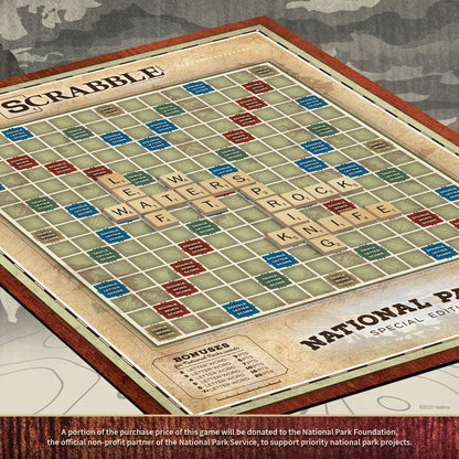 National Parks Scrabble Board Game | For 2-4 Players