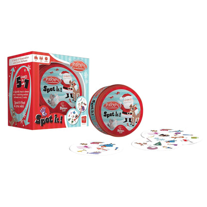 Rudolph The Red-Nosed Reindeer Spot It! Card Game