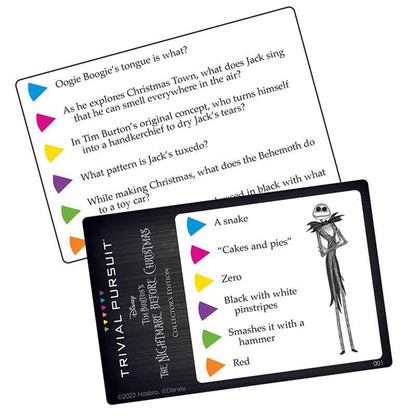 Nightmare Before Christmas Trivial Pursuit Board Game | Travel Edition
