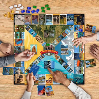 National Parks Pursuit Family Trivia Board Game | 2+ Players