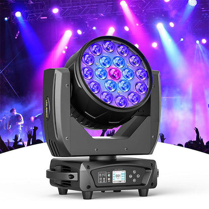 KTVLIGHTS Beam Color Zoom LED Moving Head Light DJ Party Effect-E64