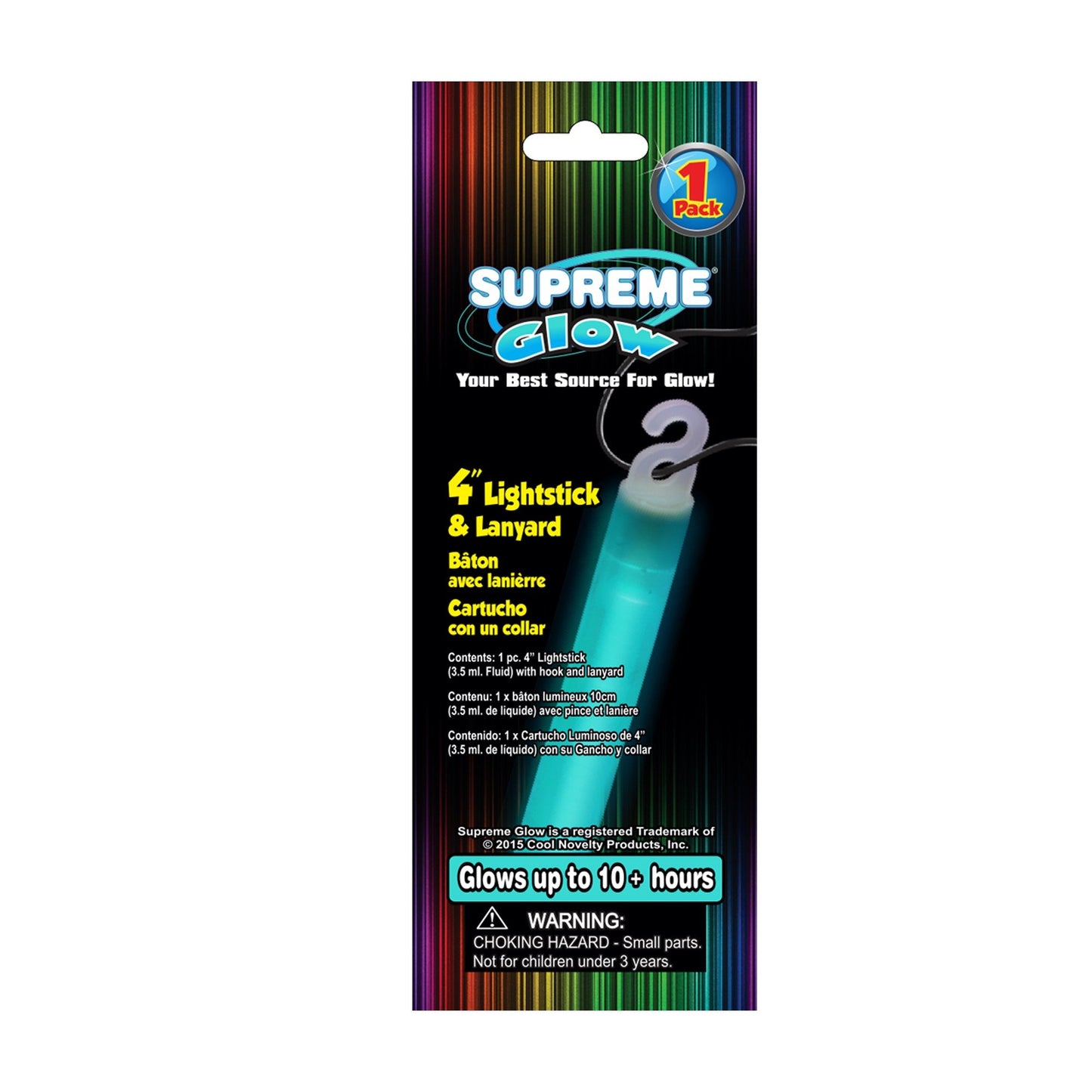 Aqua 4" Glow Stick