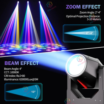 295W Gobo DMX512 Moving Head Stage Light DJ Event-E68