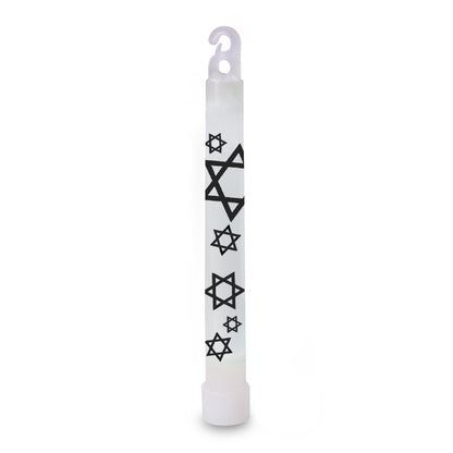 Blue Star of David 6" Glow Sticks