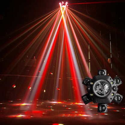 KTVLIGHTS 120W Six Arm Moving Head Light RGBW DJ Stage Lighting-E4