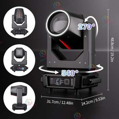 295W Gobo DMX512 Moving Head Stage Light DJ Event-E68