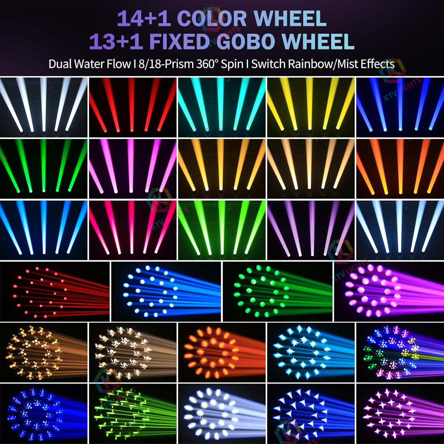 295W Gobo DMX512 Moving Head Stage Light DJ Event-E68