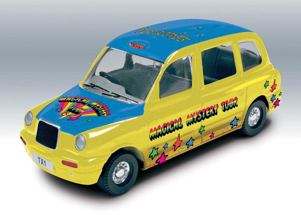 The Beatles Famous Covers Diecast 1:36 Taxi Magical Mystery Tour