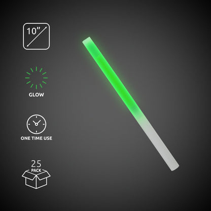 Green 10" Glow Sticks