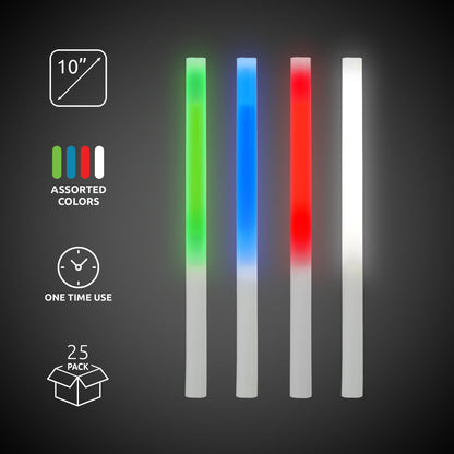 Assorted 10" Glow Sticks